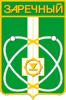 Arms (crest) of Zarechny (Penza Oblast)
