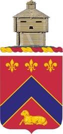 Coat of arms (crest) of 123rd Field Artillery Regiment, Illinois Army National Guard