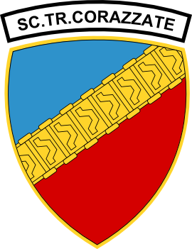 Coat of arms (crest) of Armoured Warfare School, Italian Army