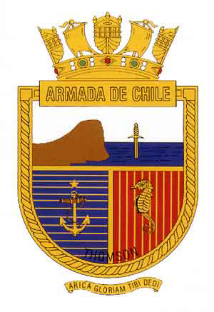 Coat of arms (crest) of the Submarine Thomson (SS-20), Chilean Navy