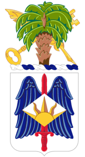 Coat of arms (crest) of 82nd Finance Battalion, US Army