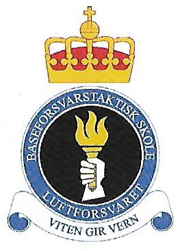 Coat of arms (crest) of the Base Defence Tactical School, Norwegian Air Force