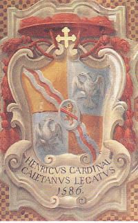 Arms (crest) of Enrico Caetani