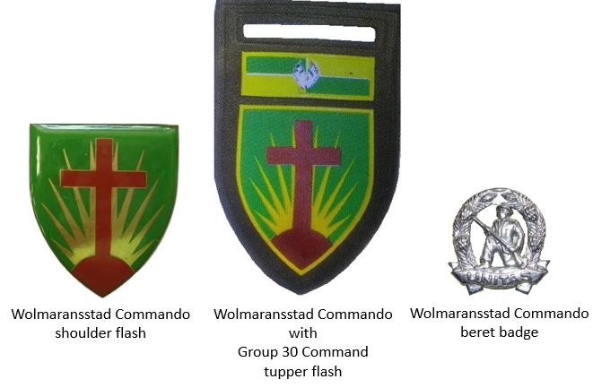 Coat of arms (crest) of the Wolmaransstad Commando, South African Army