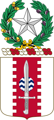 Coat of arms (crest) of 396th Engineer Battalion, Texas Army National Guard