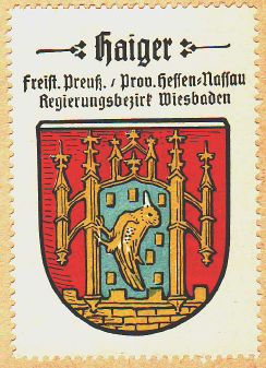 Wappen von Haiger/Coat of arms (crest) of Haiger