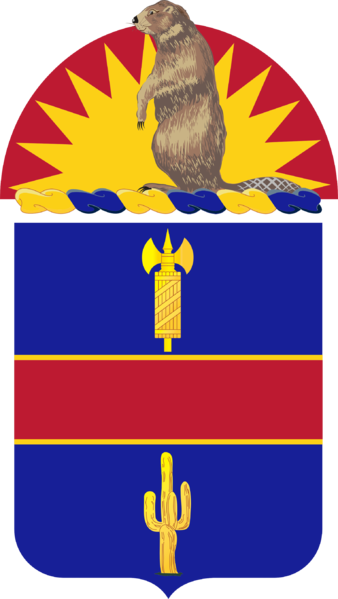 Arms of 162nd Infantry Regiment, Oregon Army National Guard