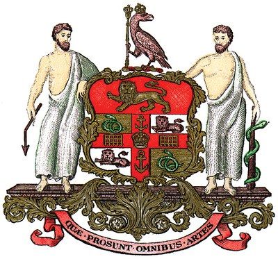 Arms of Royal College of Surgeons of England