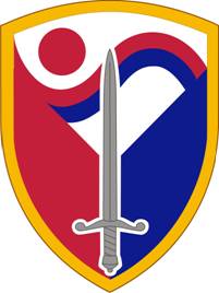 Coat of arms (crest) of 403rd Support Brigade, US Army