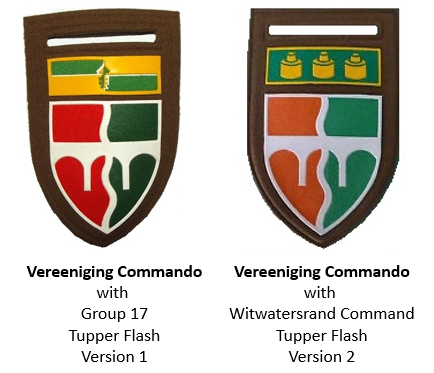 Coat of arms (crest) of the Vereening Commando, South African Army