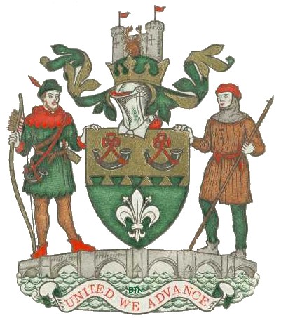 Arms (crest) of Huntingdon and Godmanchester
