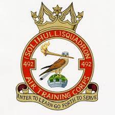 Coat of arms (crest) of the No 492 (Solihull) Squadron, Air Training Corps