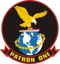 Coat of arms (crest) of the Patrol Squadron 1 (VP-1) Screaming Eagles, US Navy