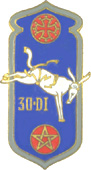 Coat of arms (crest) of the 30th Infantry Division, French Army