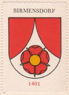 Wappen von/Blason de Birmensdorf