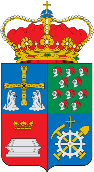 Escudo de San Martín del Rey Aurelio/Arms (crest) of San Martín del Rey Aurelio