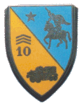 Coat of arms (crest) of 10th African Chasseur Regiment, French Army