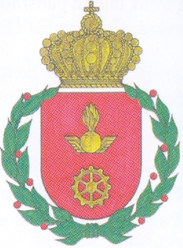 Arms of Air Defence Officer's Academy, Swedish Army