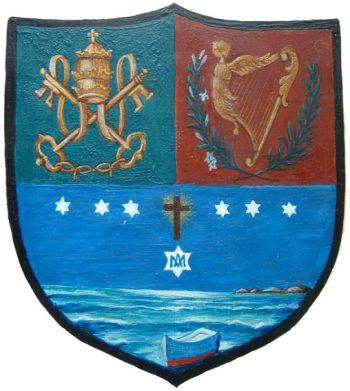 Arms of Cathedral Basilica of Sts. Peter and Cecilia, Mar del Plata