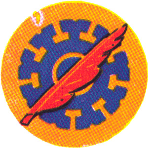 Coat of arms (crest) of the 428th Base Headquarters and Air Base Squadron, USAAF