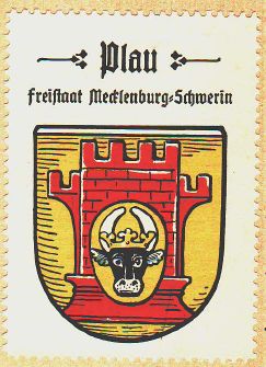 Wappen von Plau am See/Coat of arms (crest) of Plau am See