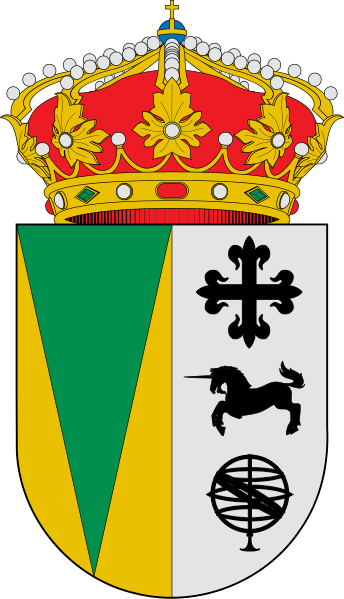 Escudo de Valverdón/Arms (crest) of Valverdón