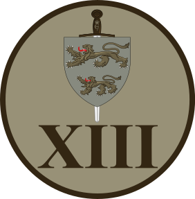 Emblem (crest) of the XIII Batallion, Slesvig Foot Regiment, Danish Army