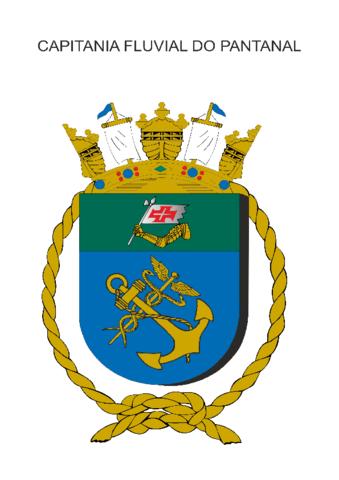 Coat of arms (crest) of the River Captain of Pantanal, Brazilian Navy