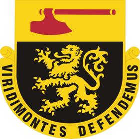Coat of arms (crest) of 124th Regiment, Vermont Army National Guard