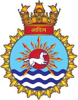 Blason de INS Aditya, Indian Navy/Arms (crest) of INS Aditya, Indian Navy