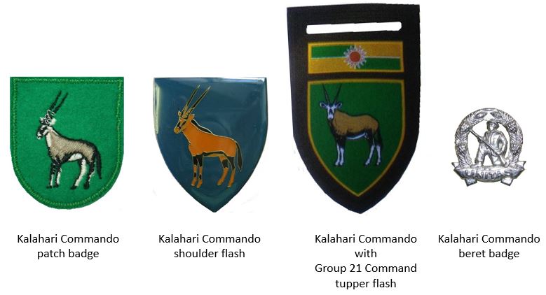 Coat of arms (crest) of the Kalahari Commando, South African Army