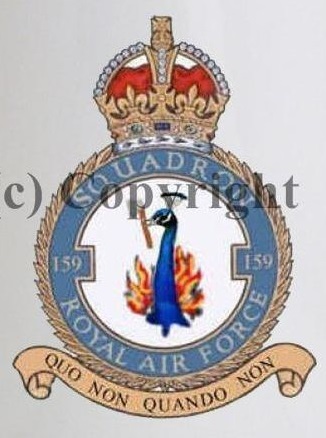Coat of arms (crest) of the No 159 Squadron, Royal Air Force
