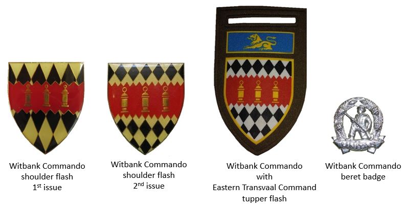 Coat of arms (crest) of the Witbank Commando, South African Army