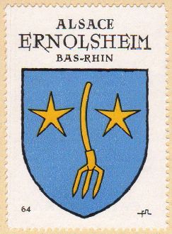Blason de Ernolsheim-Bruche