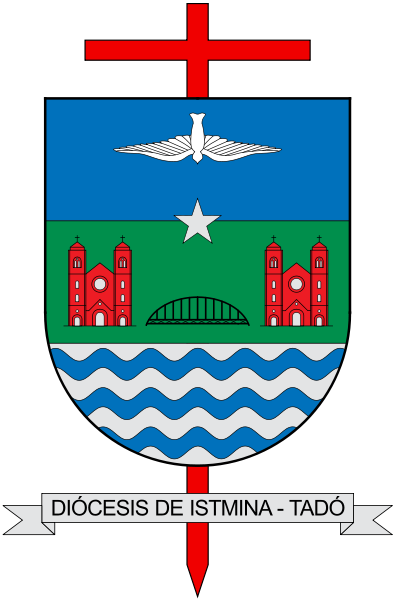 Arms (crest) of Diocese of Istmina-Tadó