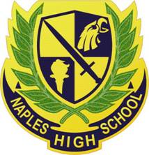 Coat of arms (crest) of Naples High School Junior Reserve Officer Training Corps, US Army