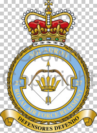Coat of arms (crest) of the No 27 Squadron, Royal Air Force Regiment