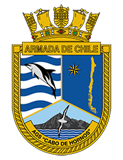 Coat of arms (crest) of the Oceanographic Vessel Cabo de Hornos (AGS-61), Chilean Navy