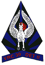 Coat of arms (crest) of the VRC-30 Detachment 2 Roughnecks, US Navy