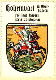 Wappen von Hohenwart (Oberbayern)