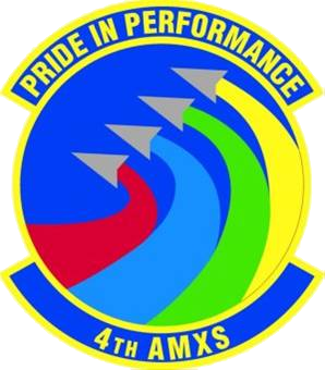 Coat of arms (crest) of the 4th Aircraft Maintenance Squadron, US Air Force