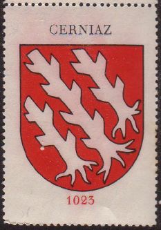 Wappen von/Blason de Cerniaz