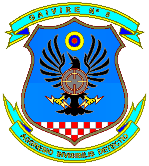 Coat of arms (crest) of the Intelligence, Vigilance and Reconnaissance Air Group No 8, Air Force of Venezuela