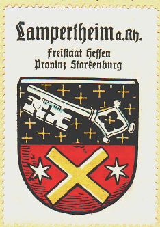 Wappen von Lampertheim/Coat of arms (crest) of Lampertheim