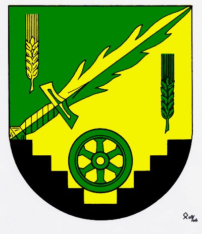 Wappen von Maasbüll/Arms of Maasbüll