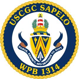 Coat of arms (crest) of the USCGC Sapelo (WPB-1314)