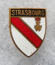 Coat of arms (crest) of the Battleship Strasbourg, French Navy