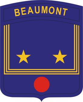 Coat of arms (crest) of Beaumont High School Junior Reserve Officer Corps, US Army