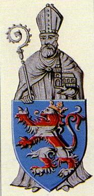 Wapen van Sint-Amandsberg/Arms (crest) of Sint-Amandsberg