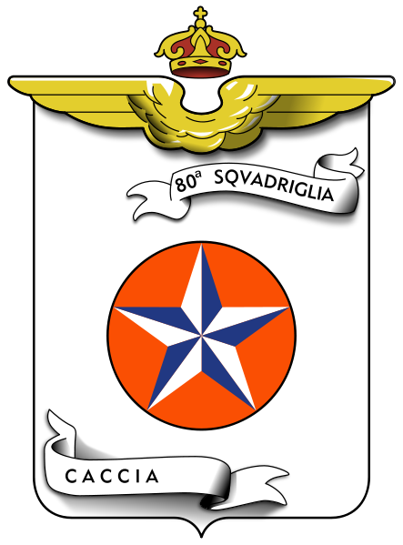 80th Fighter Squadron Regia Aeronautica Stemma Coat of arms